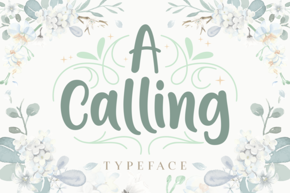 A Calling: A Script Font for Creative Crafters and Handmade Makers