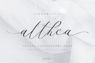 Althea Script: A Premium Font for Luxurious Branding and Creative Campaigns