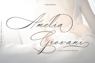 Amelia Giovani: A Script Handwritten Font for Modern Branding and Campaigns