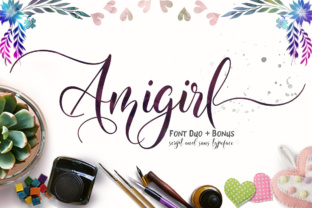 Amigirl: A Script Font for Stylish Web Design
