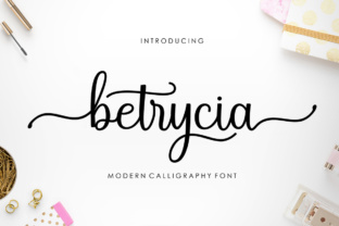 Betrycia Script: A Beautiful Font for Handmade Creators