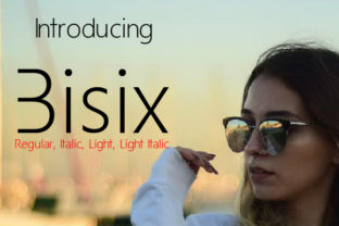 Bisix: A Modern Sans Serif Font for Clean Branding