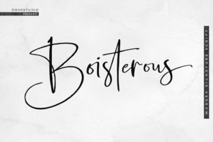 Boisterous Script: A Font That Elevates Branding with Elegance and Style
