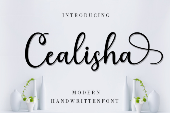 Cealisha: A Script Handwritten Font for Modern Branding and Campaign Design