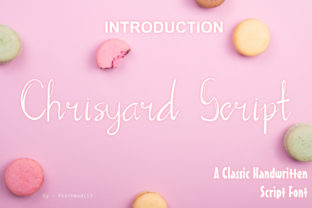 Chrisyard Script for Elegant Web Design and Branding