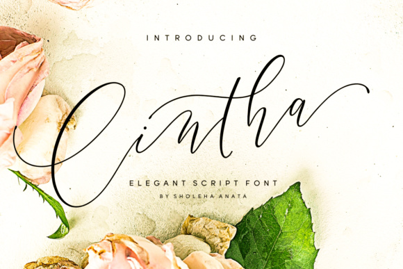 Cintha: A Script Font for Elegant Web Design and Branding