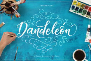 Dandeleón: A Script Font for Creative Web Design and Brand Identity