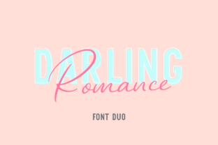 Darling Romance Duo: A Script Handwritten Font for Creative Crafters