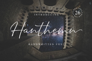 Discover the Magic of Hanthen: A Script Font for Creative Makers