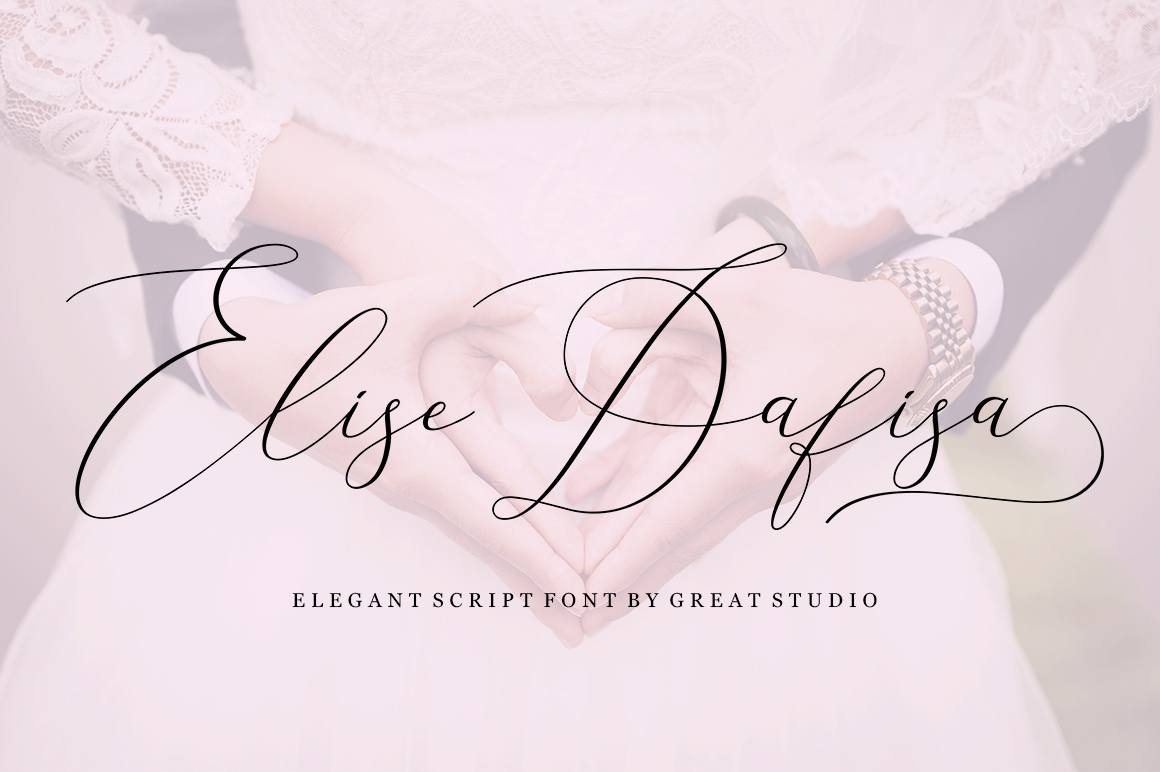 Elise Dafisa Script for Elegant Branding and Creative Design