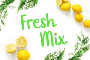 Fresh Mix: The Springtime Script Font for Dynamic Branding