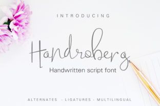 Handroberg: The Perfect Script Font for Small Business Branding