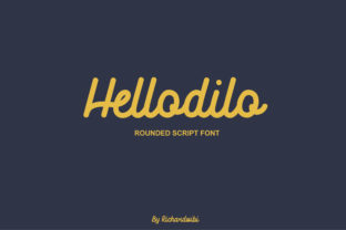 Hellodilo: A Rounded Script Font for Modern Web Design