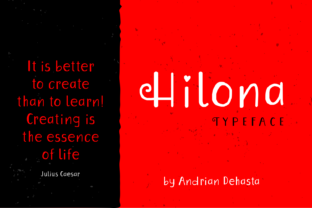 Hilona: A Serif Font with a Handwritten Soul for Editorial Design
