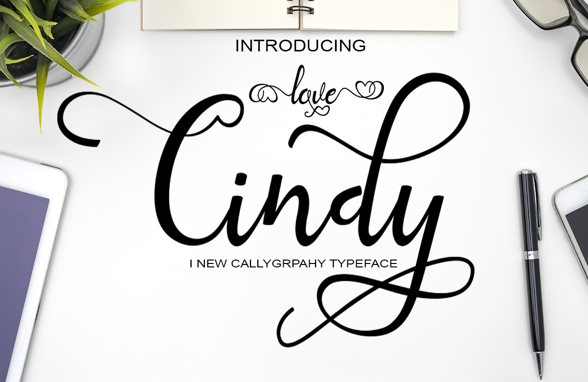 Love Cindy Script: A Romantic Font for Design Enthusiasts