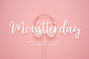 Monstterday Script: A Stylish Handwritten Font for Designers