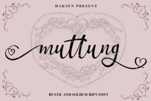 Muttung Script: A Beautiful Font for Handmade Creators