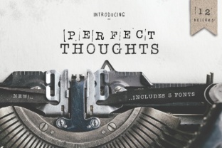 Perfect Thoughts: A Serif Font with Character and Class