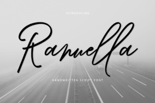 Ranuella: A Script Font for Editorial Design and Branding