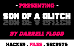 Son of a Glitch: A Bold Font for Tech-Inspired Design