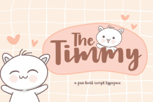The Timmy: A Script Font That Brings Cheer to Your Craft