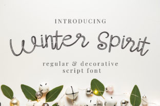 Winter Spirit: A Script Font for Elegant Branding and Creative Design