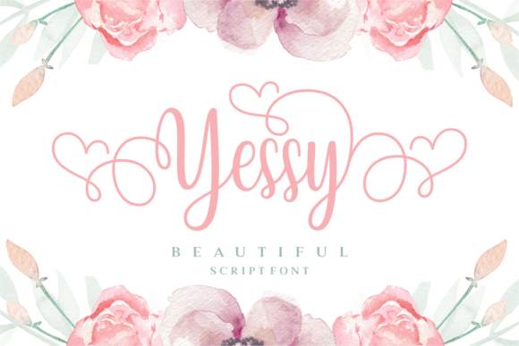 Yessy: A Script Font for Elegant Branding and Creative Design